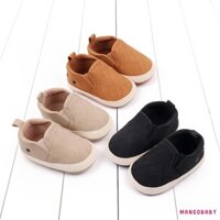 Mg-baby Giày Đi Bộ Đầu Tiên Thời Trang Chăn Cũi Giày Thể Thao Mềm Trượt Cho Trẻ Sơ Sinh Bé Trai Bé Gái