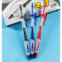 M&G [Hộp 12c ] Bút bi nước GP1163 mực xanh, đỏ, đen 0.5mm hàng chính hãng công ty