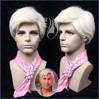 Mg1 Phim Barbie Ken Tóc Giả Cosplay Người Tóc Ngắn Tóc Vàng Lông Tơ Tóc Chịu Nhiệt Tổng Hợp Tóc Halloween Đảng G