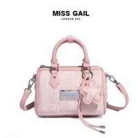 MG8059.Túi xách nữ MISS GAIL thương hiệu HongKong thiết kế phủ thêu dập Logo cá tính, thời thượng. Full box