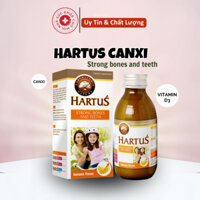 MGG.Bổ Sung Canxi, Vitamin D3, Vitamin K Canxi Hartus Strong Bones And Teeth giúp xương răng chắc khỏe chai 150ml