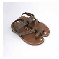 MH09 - Dép Sandal Nam Dây Kẹp Chất Liệu Da Cao Cấp Đế Cao Su Nguyên Khối thương hiệu MEHAI