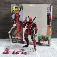 MH28 - Mô Hình Cao Cấp Figma Deadpool Revoltech Cao 15cm - Mô Hình Nhân Vật Deadpool Marvel
