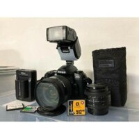 MH97 COMBO Máy ảnh DSLR NIKON D100 & Lens Nikkor 50 1.8D & Flash Nikon Speedlight SB-50DX