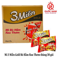 Mì 3 miền bò hầm rau thơm