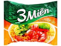 Mì 3 Miền Tôm Chua Cay - Thùng 30 Gói 65g