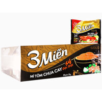 Mì 3 miền tôm chua cay thùng 30 gói