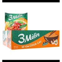 Mì 3 miền tôm chua cay thùng 30 gói *65g