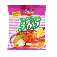 Mì 365 Lẩu Thái Hải Sản Nissin Gói 68g x Thùng 30 Gói