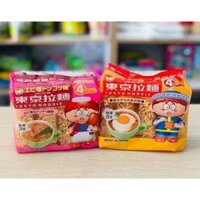 Mì ăn dặm cho bé Tokyo Noodle, mì ăn liền Nội Địa Nhật Trọng lượng : 120g (30G*4  vắt nhỏ) Đối tượng sử dụng: Sản phẩm dành cho trẻ nhỏ từ 12 tháng trở lên