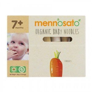 Mì ăn dặm hữu cơ cho bé vị cà rốt Men No Sato 200g