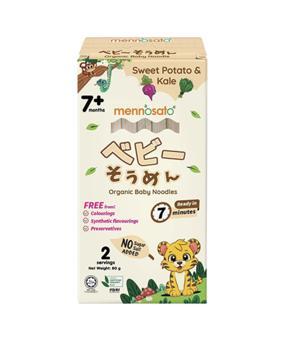 Mì ăn dặm hữu cơ cho bé vị khoai lang Men No Sato 200g