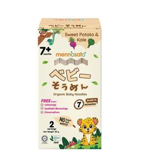 Mì ăn dặm hữu cơ cho bé vị khoai lang Men No Sato 200g