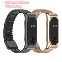 Mi Band 2 Kim Loại Dây Đeo Tay Vòng Tay Inox Cho Xiaomi Mi Ban Nhạc 2 Phụ Kiện Thông Minh Dây Miband 2 Viền Dây