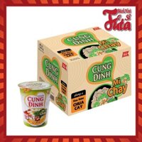 Mì chay Cung Đình Rau nấm chua cay (Thùng x 24 ly 70g) mỳ khoai tay cao cấp bổ dưỡng