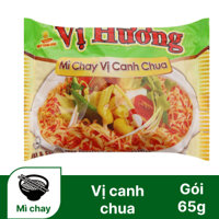 Mì chay Vị Hương canh chua gói 65g THÙNG 30 GÓI