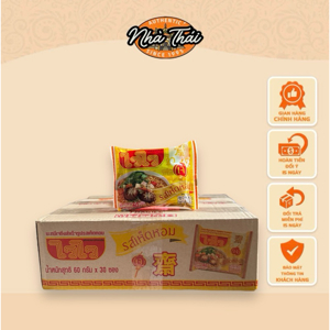 Mì chay Waiwai ăn liền thùng 30 gói x 60g