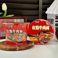 MÌ cốc sư phụ khang 1 thùng 12 hộp ,3 phút cho bữa sáng ,vị mì bò hầm thơm ngon nội địa Trung