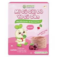 Mì củ cải đỏ & củ dền ăn dặm Anpaso *giao bao bì ngẫu nhiên