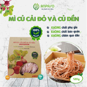 Mì củ cải đỏ và củ dền Anpaso Organic gói 120g