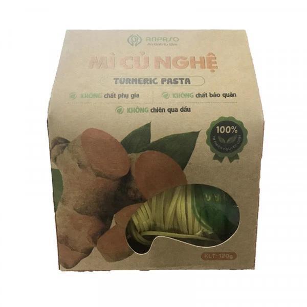 Mì củ nghệ Anpaso Organic gói 120g