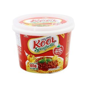 Mì Cung Đình Kool spaghetti sốt bò bằm bát 105g