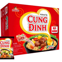 [Mì Cung Đình] [Thùng] Mì khoai tây Cung Đình 7 vị: sườn heo, cua bể rau răm, tôm chua cay, sườn ngũ quả, thịt hầm nấm