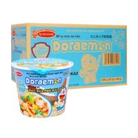 Mì Doraemon ly vị Hàu Sữa Phô Mai 48g thùng 12 ly thực phẩm ăn dặm cho Bé yêu