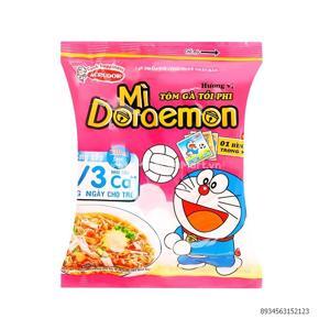 Mì Doraemon tôm gà tỏi phi gói 63g