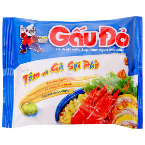 Mì gà sợi phở Gấu Đỏ thùng 30 gói x 64g