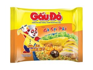 Mì gà sợi phở Gấu Đỏ gói 63g