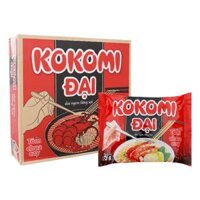 Mì gói Kokomi ĐẠI Tôm Chua Cay – 30 gói/thùng – 75g/gói