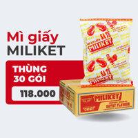 Mì hai con tôm - mì giấy - mì Miliket - THÙNG 30 GÓI