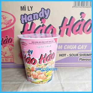 Mì Handy Hảo Hảo tôm chua cay ly 67g