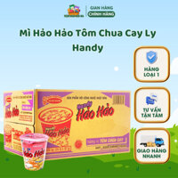 Mì Hảo Hảo Tôm Chua Cay Ly Handy  - Thùng 24 Cốc