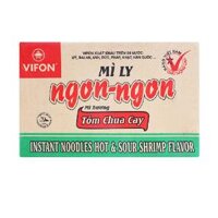 Mì Hương Vị Tôm Chua Cay Ngon Ngon Vifon Thùng 24 ly x 60g