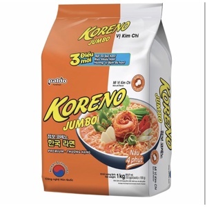 Mì Jumbo Koreno vị kim chi Paldo gói 1kg