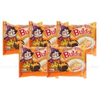 Mì Khô Gà Samyang Phô Mai Quattor Lốc 5 Gói 145g