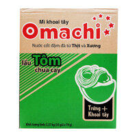 Mì Khoai Tây Lẩu Tôm Chua Cay Omachi Thùng 30 Gói x 79g
