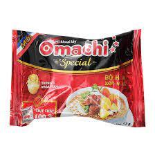 Mì khoai tây Omachi Special bò hầm xốt vang gói 92g