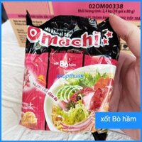 Mì khoai tây Omachi xốt bò hầm gói 80g