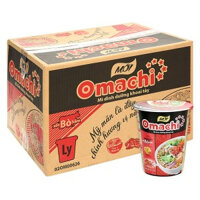 Mì khoai tây Omachi xốt bò hầm 68g Thùng 24 ly