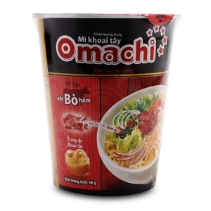 Mì khoai tây Omachi xốt bò hầm ly 68g