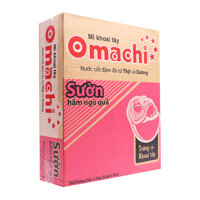 Mì Khoai Tây Sườn Hầm Ngũ Quả Omachi Thùng 30 Gói x 80g