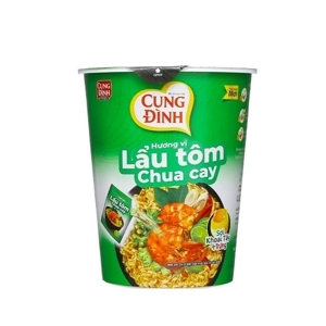 Mì khoai tây vị lẩu tôm chua cay Cung Đình ly 65g