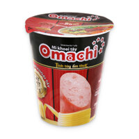 Mì khoai tây xốt bò hầm có thịt Omachi ly 114g (1 Hộp)