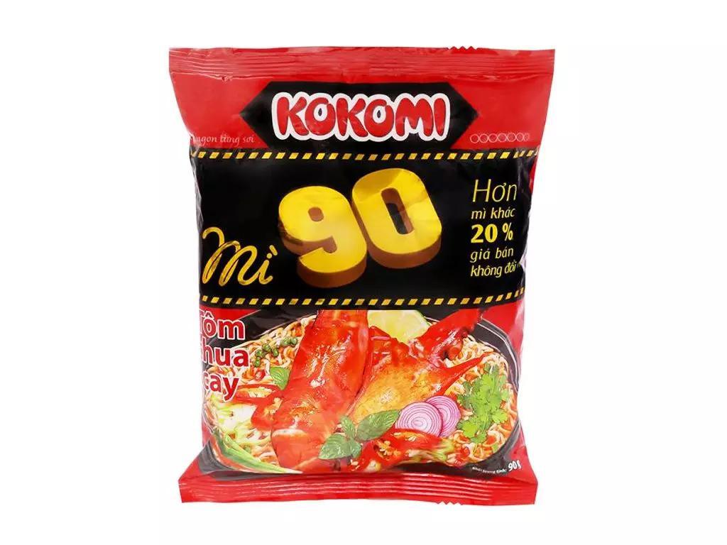 Mì Kokomi Đại vị tôm chua cay thường ngày gói 90g