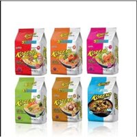 Mì KORENO Bò Cay - Hải sản - Kim Chi - Tôm - Nấm 100gr 24g/thùng