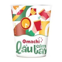 Mì lẩu cầm tay nghêu nấm rong biển Omachi ly 62g