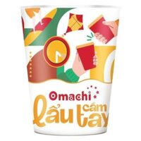 Mì lẩu cầm tay tomyum hải sản Omachi ly 71g